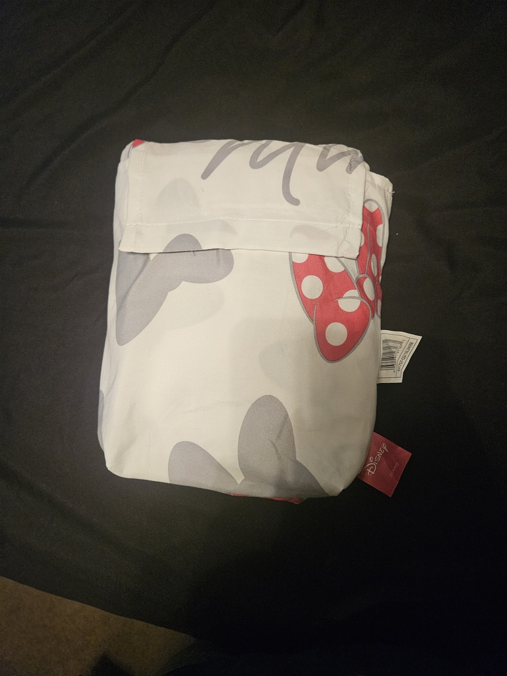 Disney Minnie Mouse White and Pink Polka Dot Sheet Set